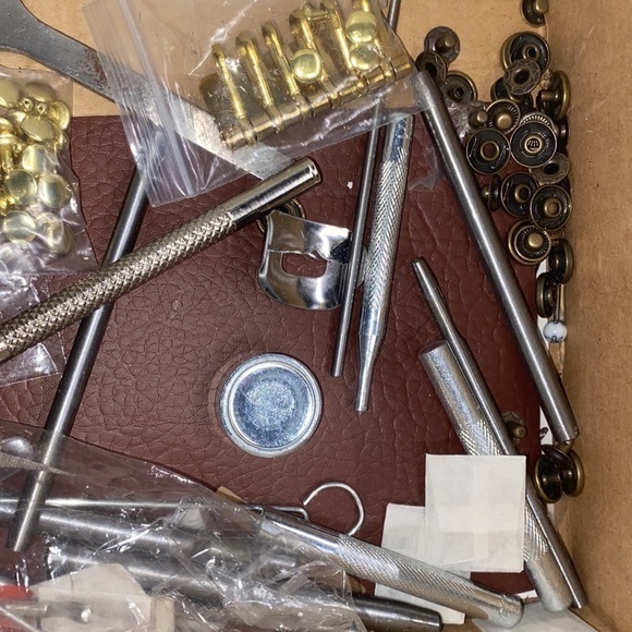 Home 100% Leather working DYI Professional project make leather goods new kit - Picture 11 of 11